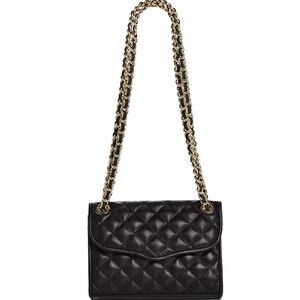 Rebecca Minkoff Mini Quilted Affair Black Leather